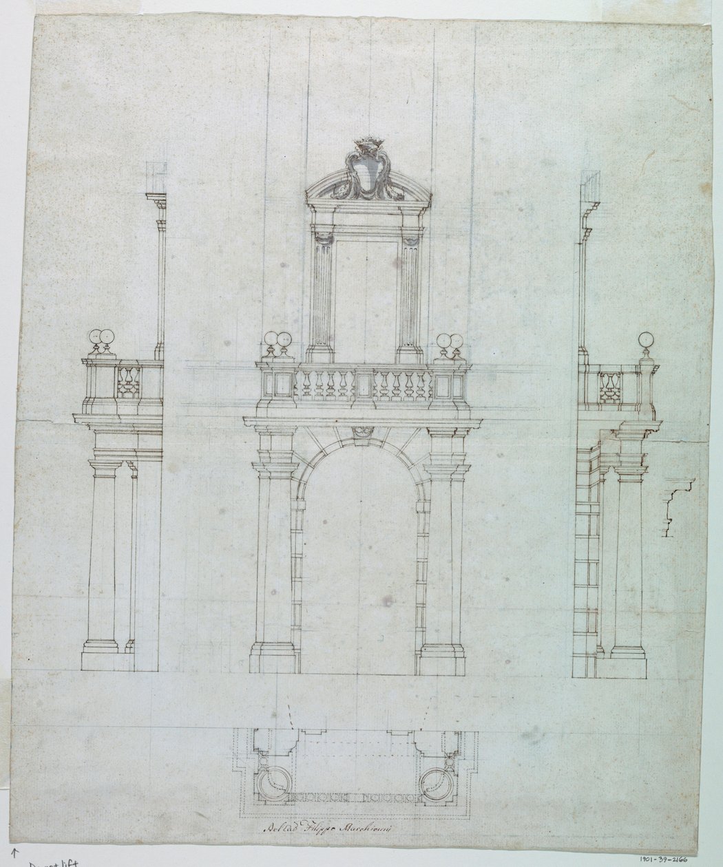 Marco y marco de una puerta de Filippo Marchionni