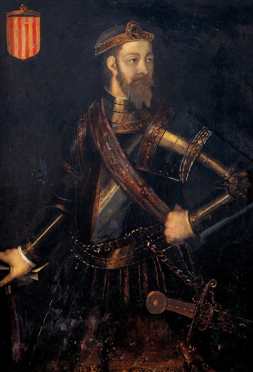 Retrato de Ramón (Raimundo) Borell I (972-1017), conde de Barcelona, Gerona y Ausona de Filippo Ariosto
