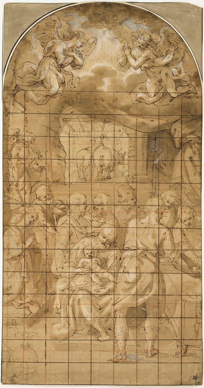 Adoración del Niño Jesús de Filippo Bellini