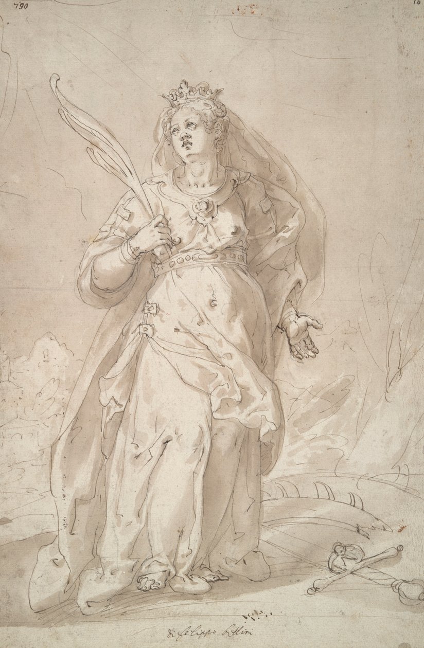 Santa Catalina de Alejandría de Filippo Bellini