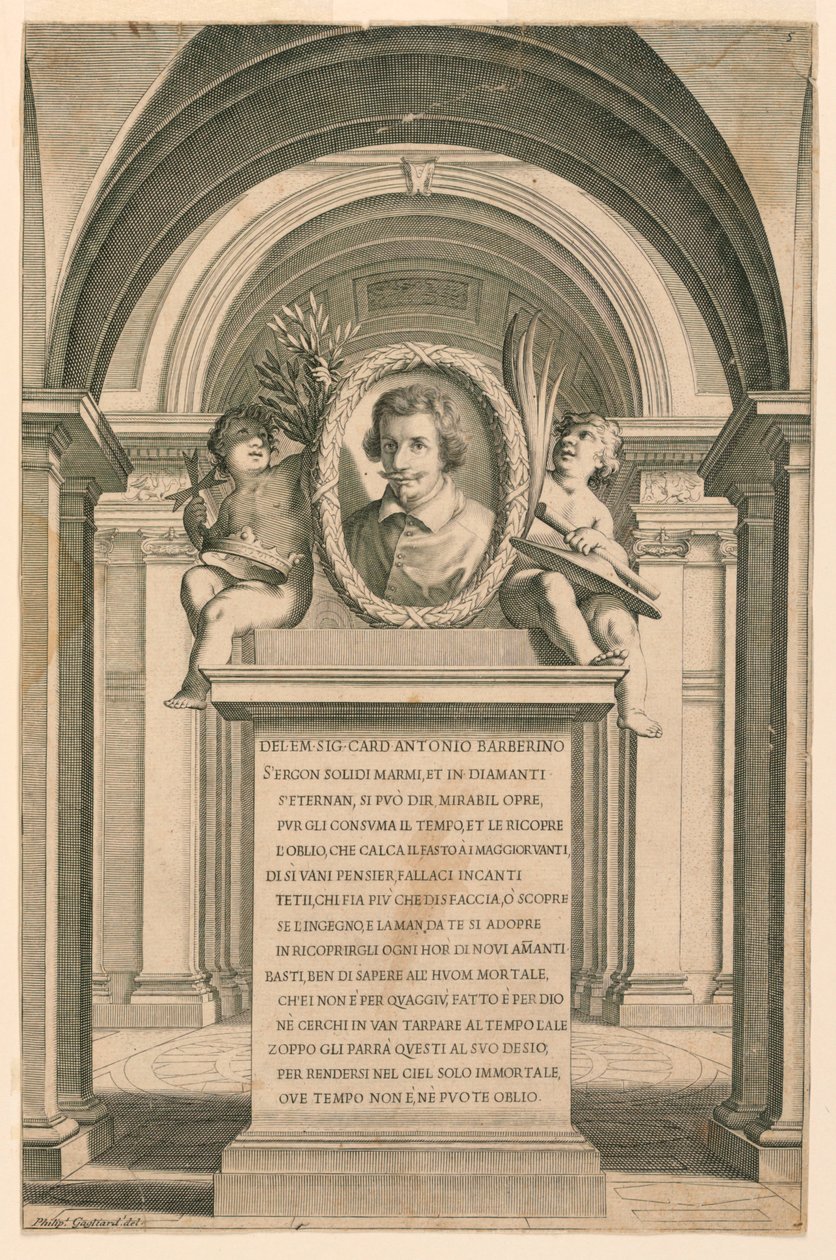 Retrato del Cardenal Antonio Barberino de Filippo Gagliardi