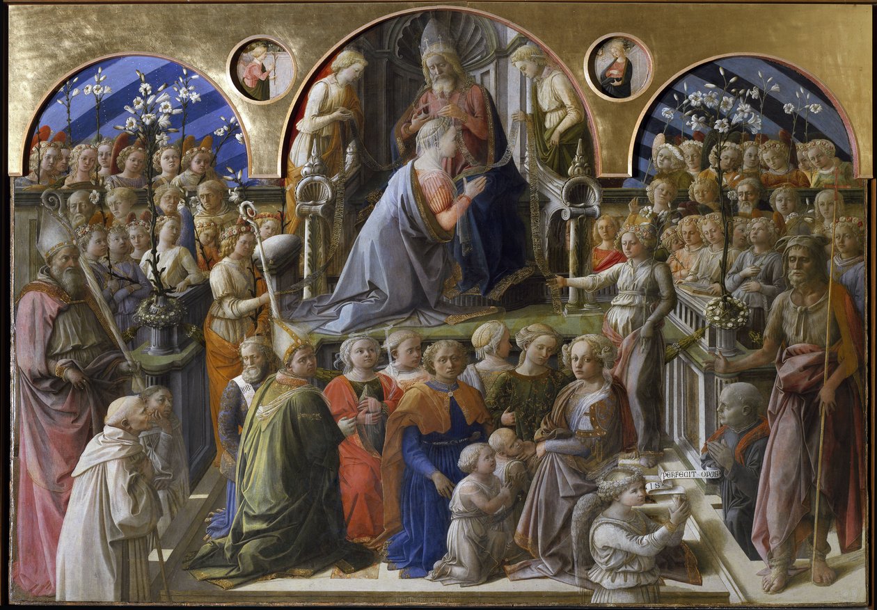 Coronación de la Virgen de Filippo Lippi