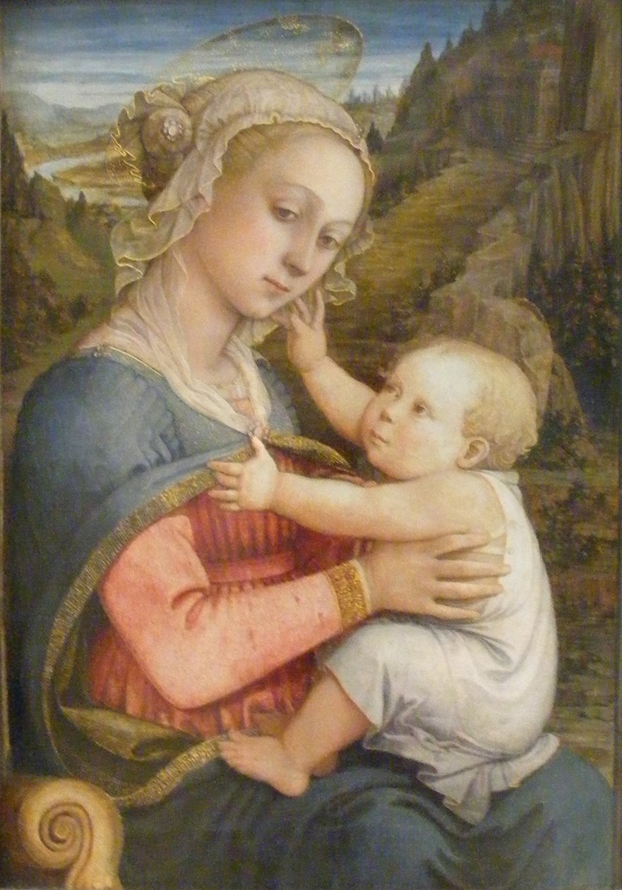 Alemán: Maria mit Kind Madonna and child de Filippo Lippi