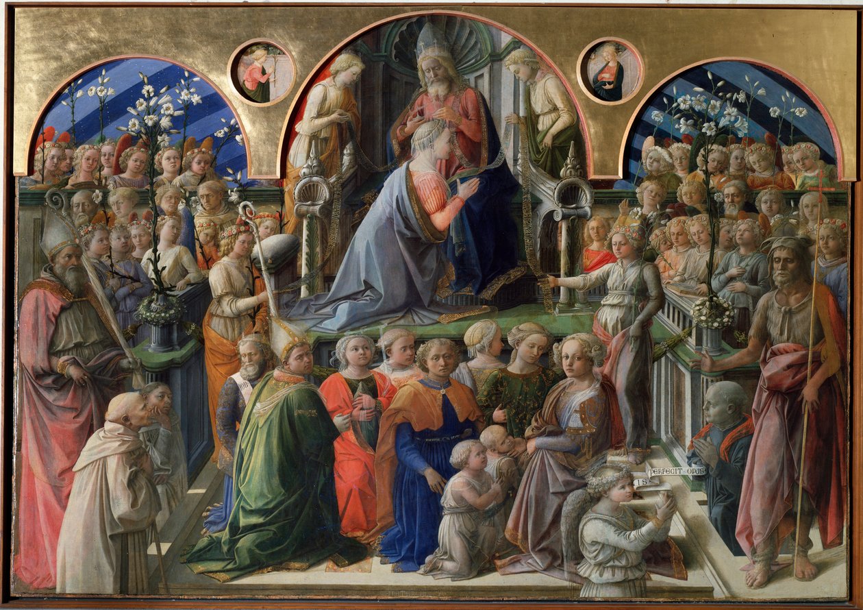 La Coronación de la Virgen de Filippo Lippi