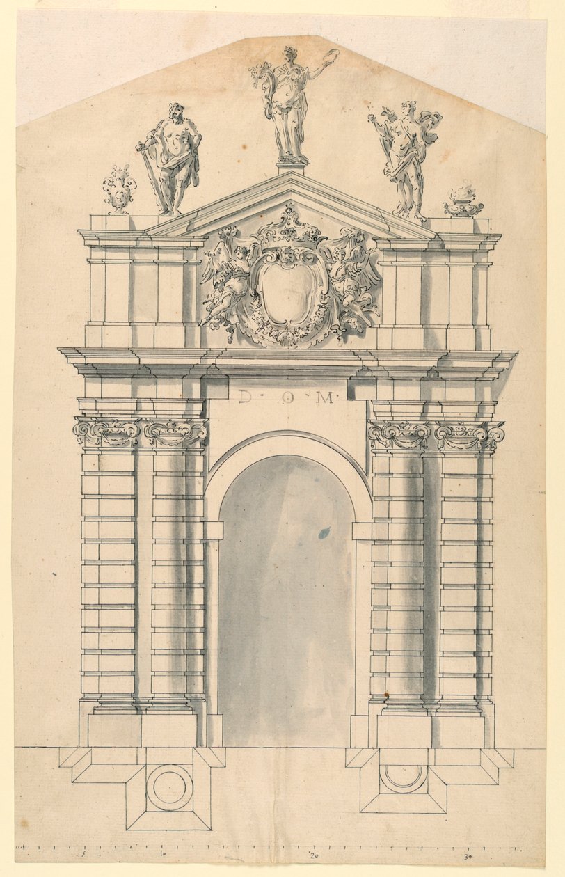 Diseño para una puerta de Filippo Marchionni