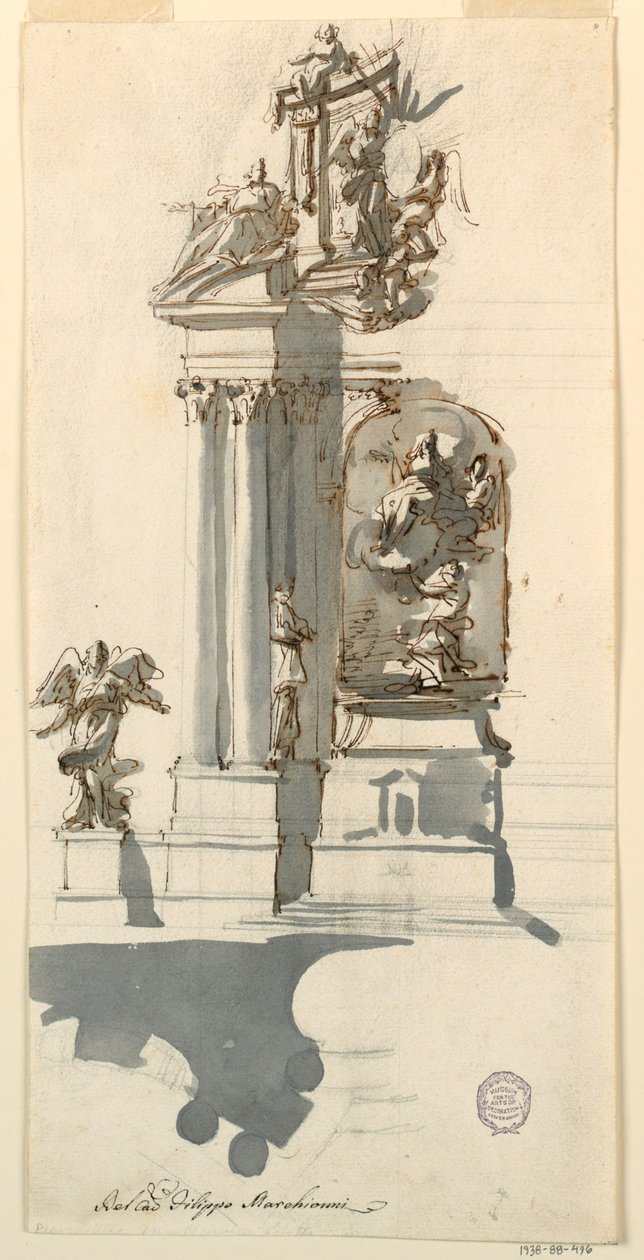 Diseño para un Altar de Filippo Marchionni