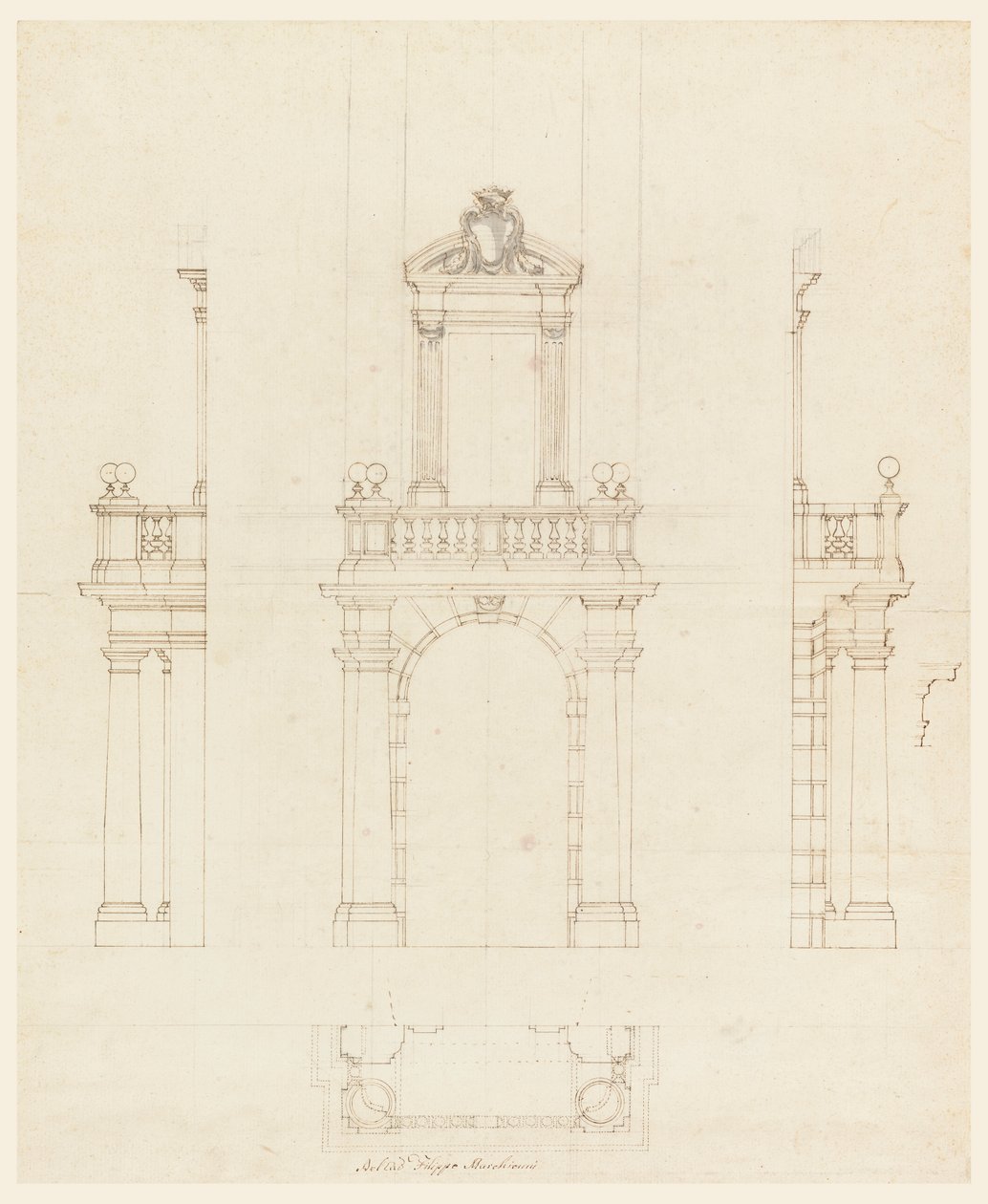 Marco de Puerta y Marco de una Puerta de Filippo Marchionni