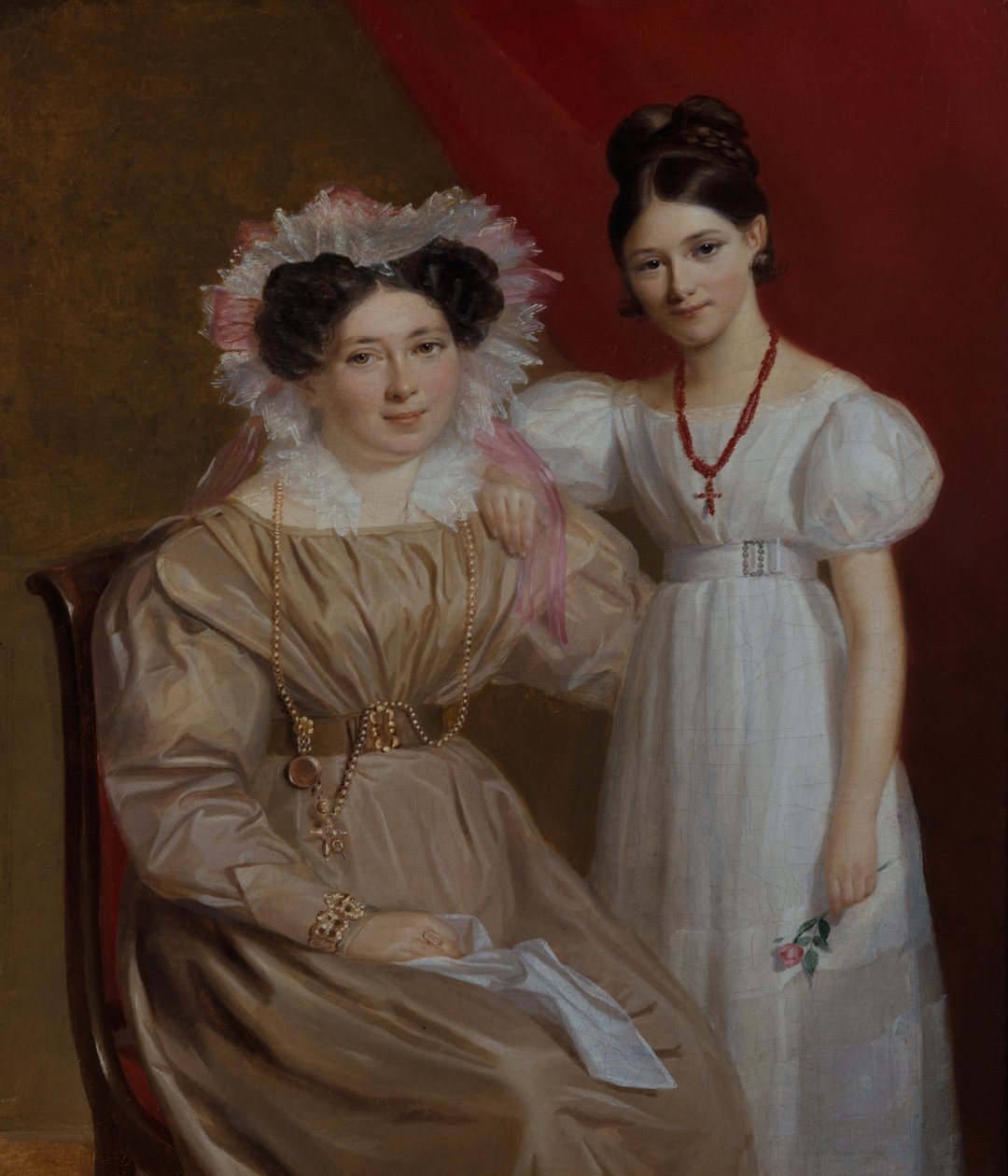 Retrato de una madre y su hija de Firmin Massot
