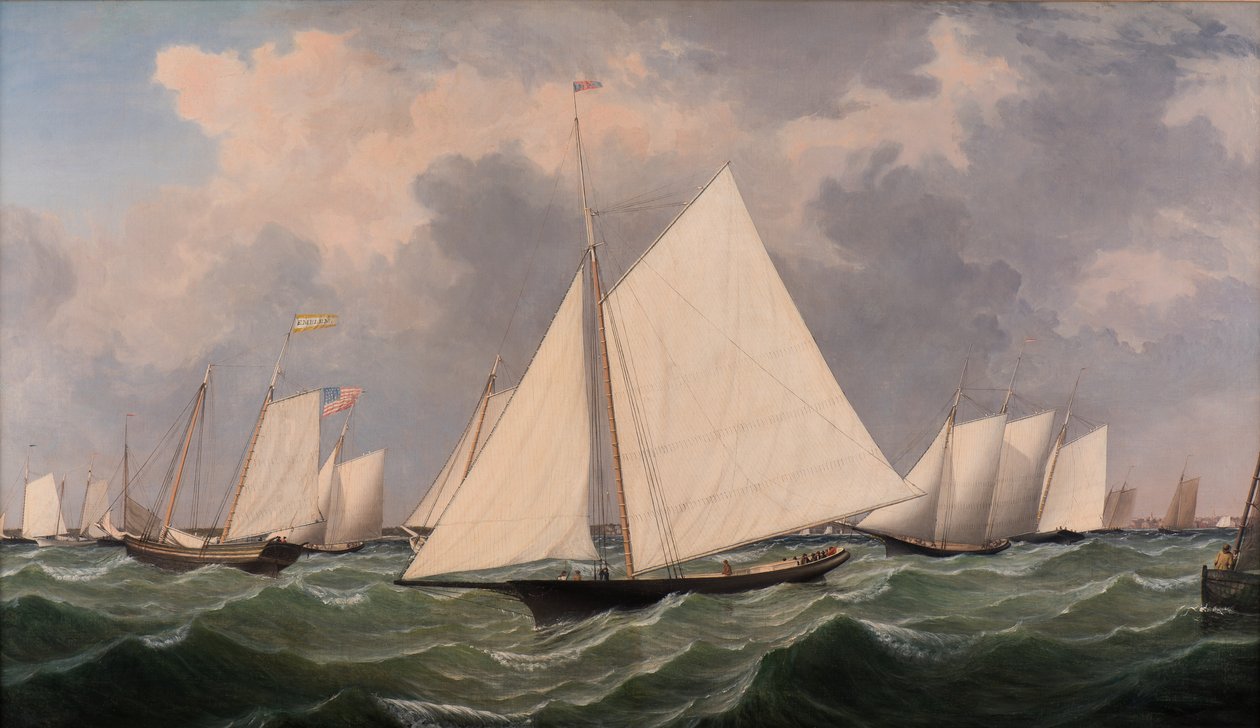 Regata del New York Yacht Club, 1856 de Fitz Henry Lane