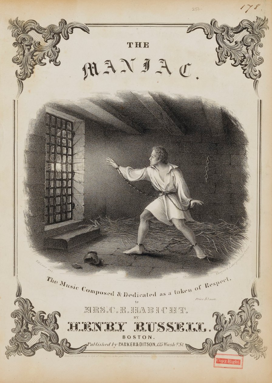 The Maniac (Partitura) de Fitz Henry Lane