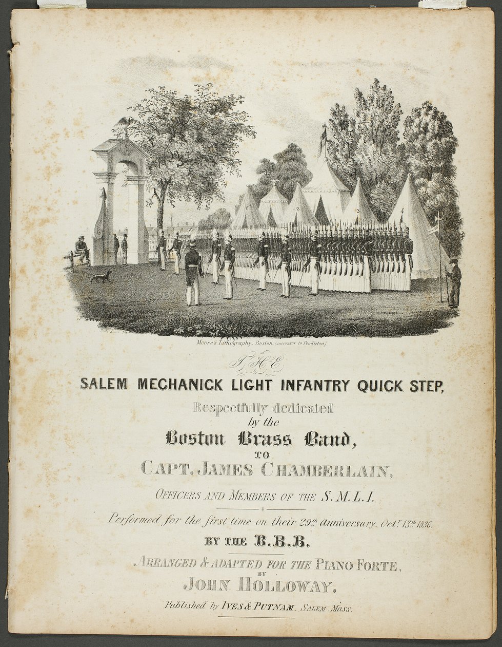 La Infantería Ligera Mecánica de Salem Paso Rápido de Fitz Henry Lane