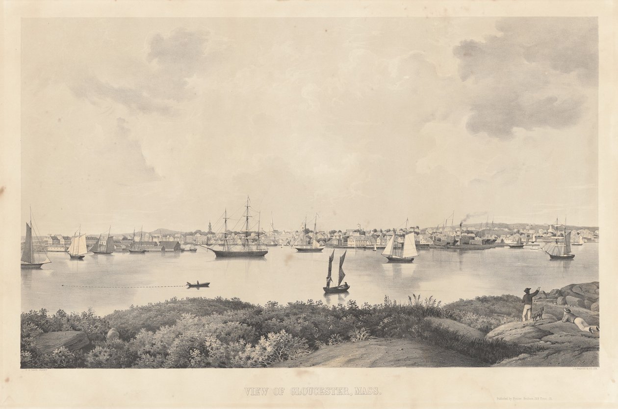 Vista de Gloucester, Mass. de Fitz Henry Lane