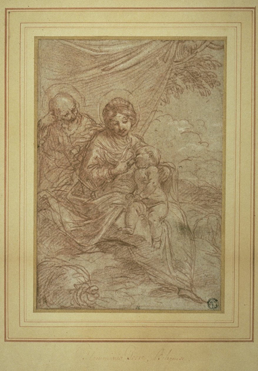Descanso en la huida a Egipto de Flaminio Torre