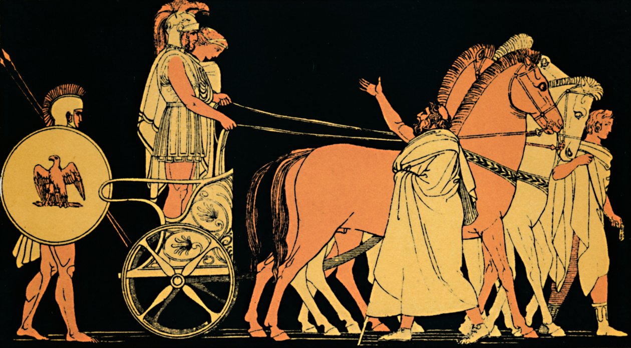 El regreso de Agamenón, 1880 de Flaxman
