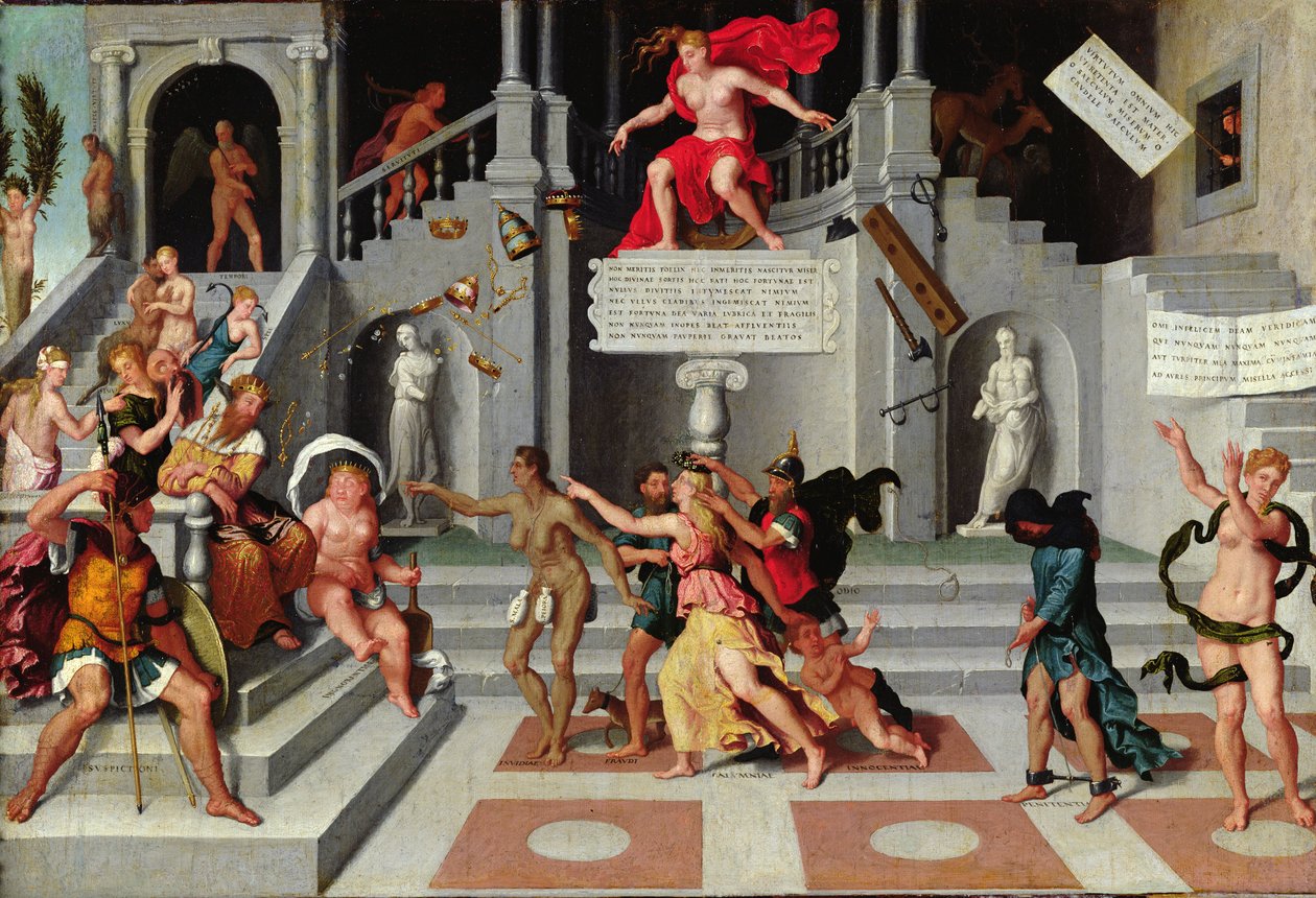 Alegoría de la Fortuna y los Vicios de Flemish School