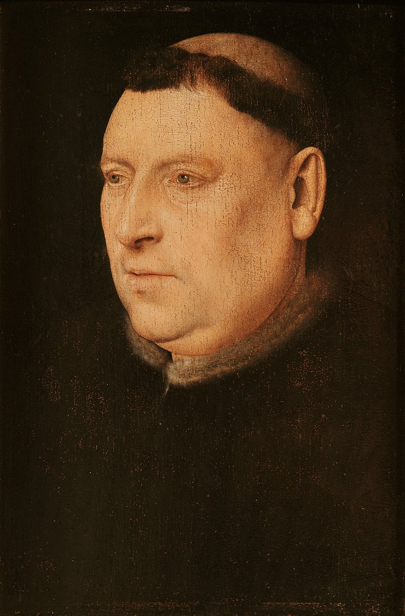 Retrato de un Monje de Flemish School