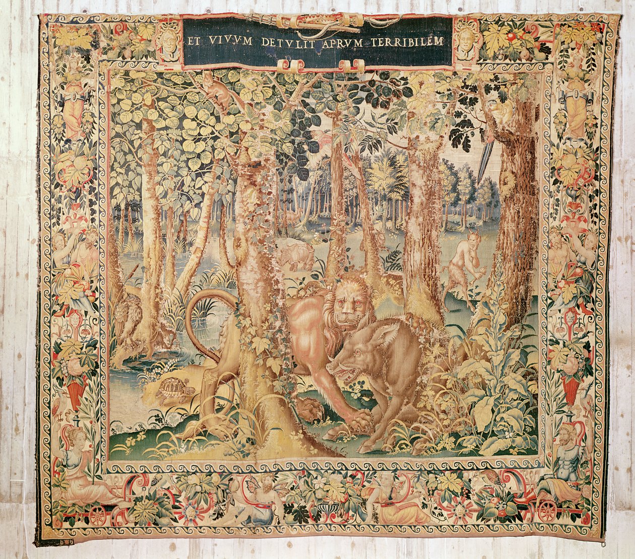 El jabalí de Erimanto, después de 1528 de Flemish School