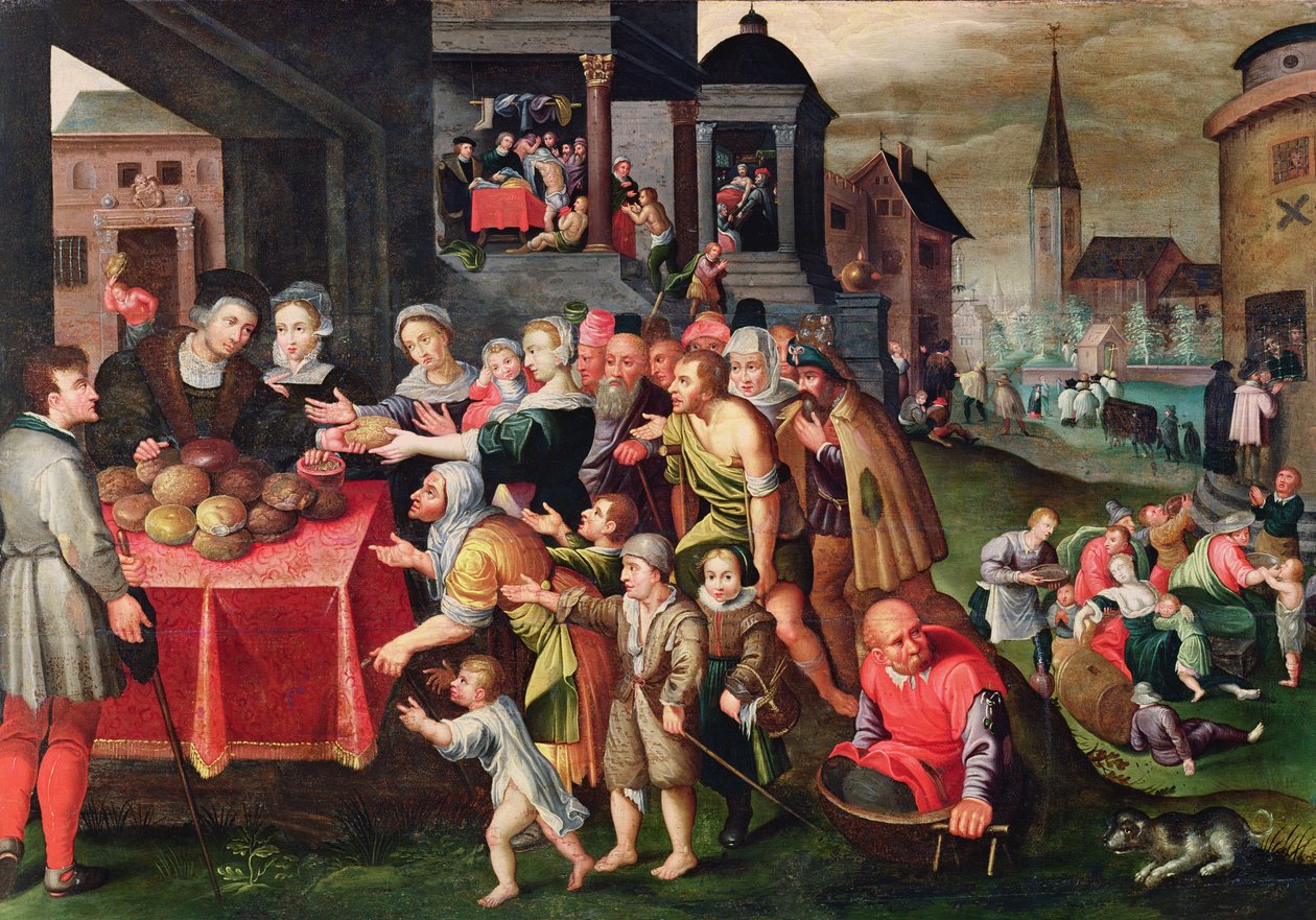 Las Obras de Misericordia de Flemish School