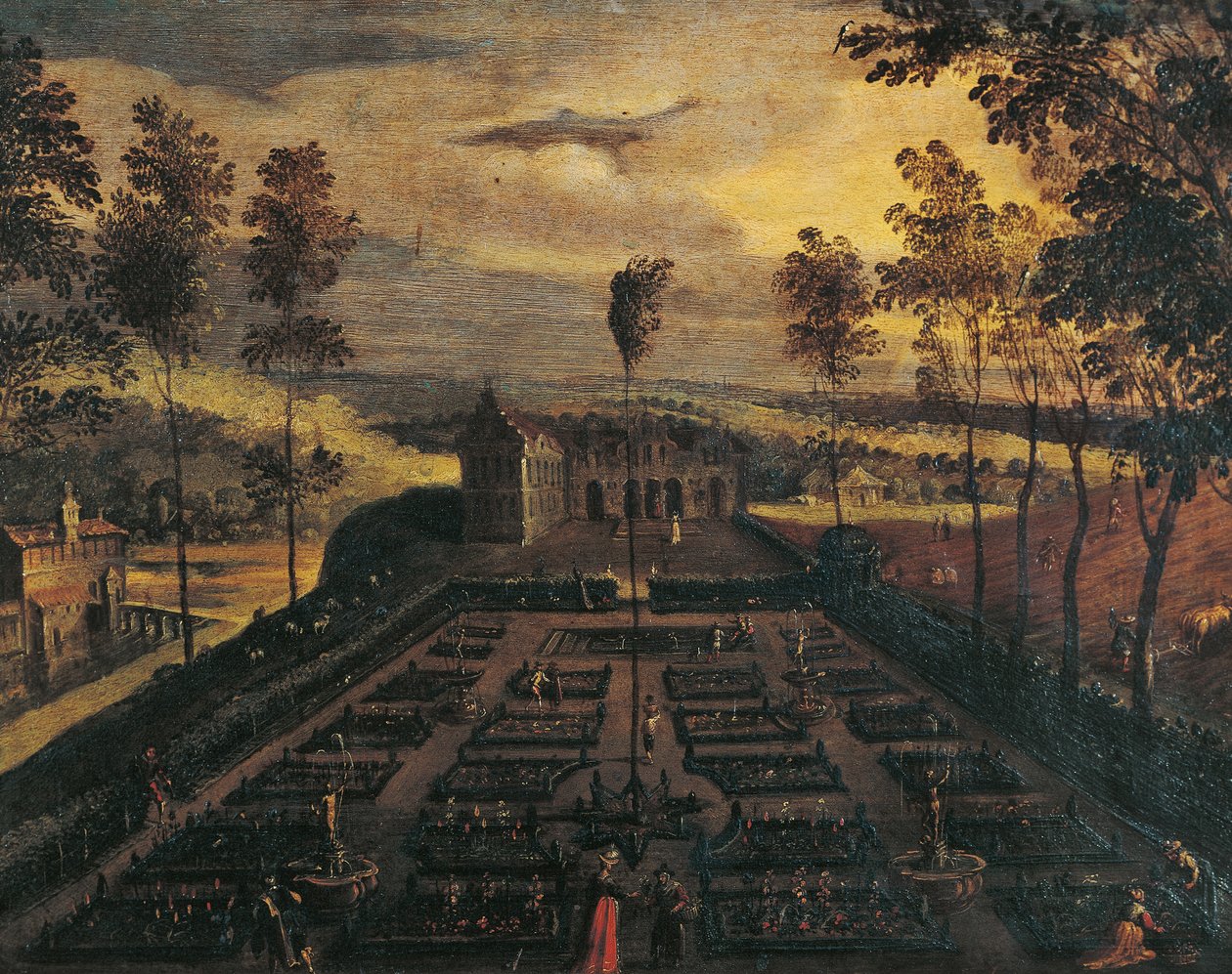 Un jardín italiano de Flemish School