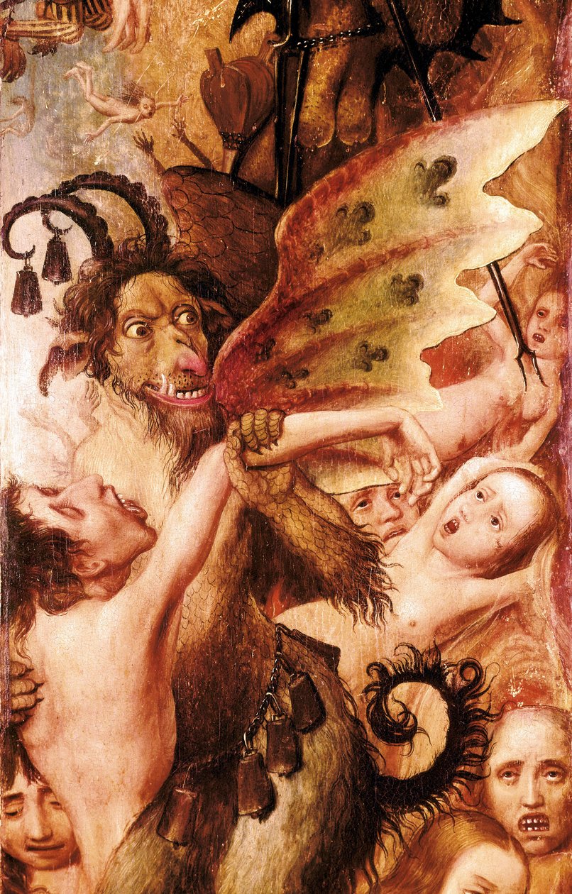 Diablo, escena del Infierno de Flemish School