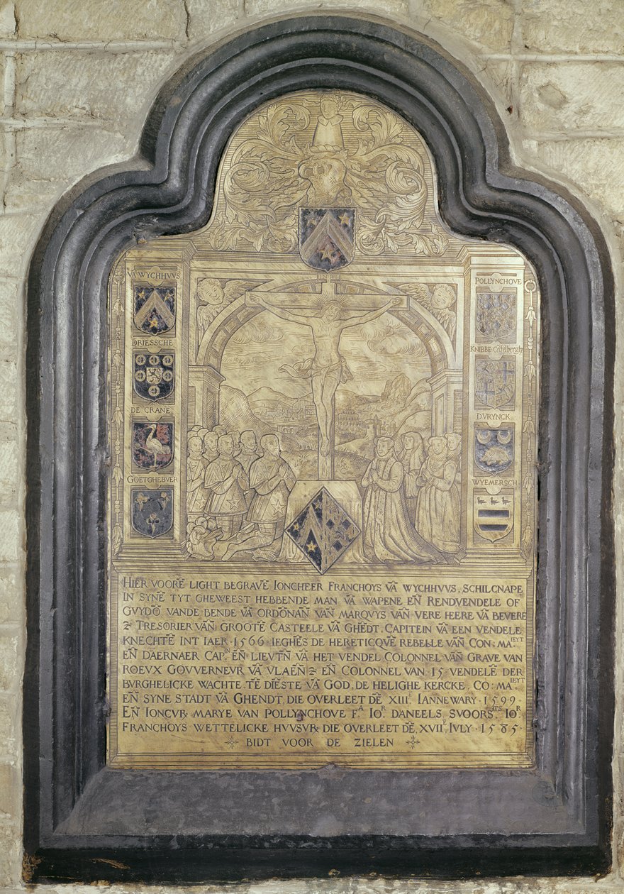 Epitafio de François van Wychhuus, finales del siglo XVI de Flemish School