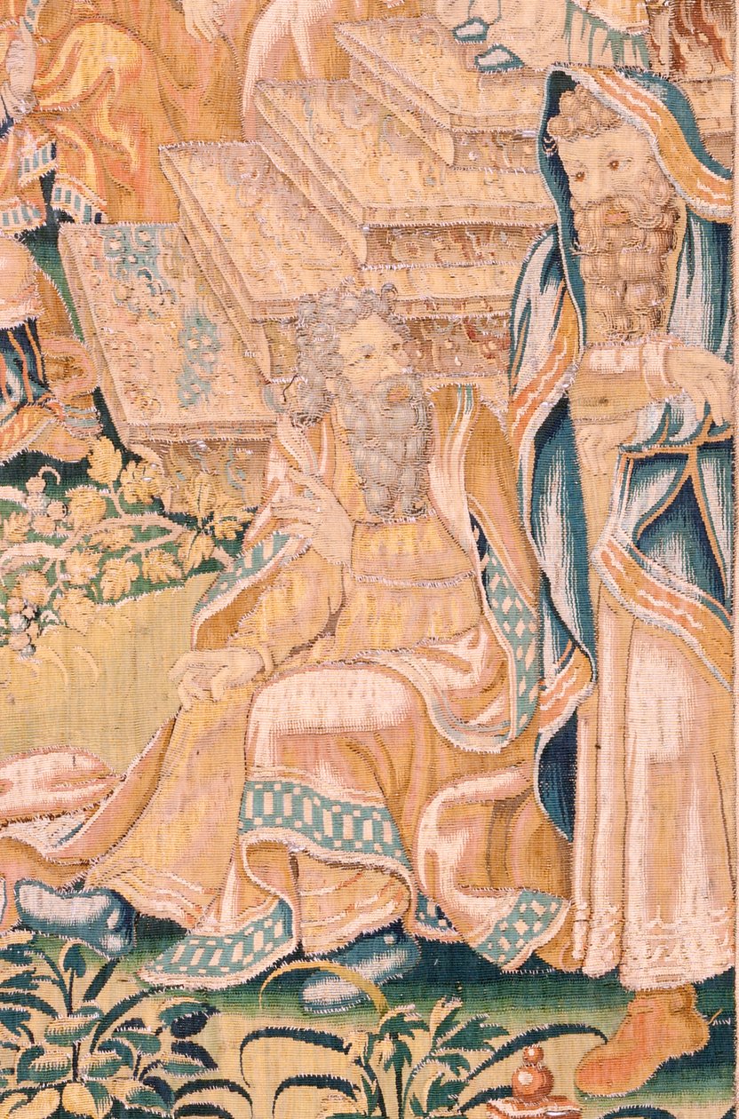 Tapiz flamenco. Serie El Libro de Judit. Regreso a Betulia (Regreso a Betulia). Octavo tapiz de la serie. Fabricación Holanda, Bruselas(?). Segunda mitad del siglo XVI. Lana de tela. Ubicación Iglesia de San Nicolás de Bari (museo inaugurado de Flemish School