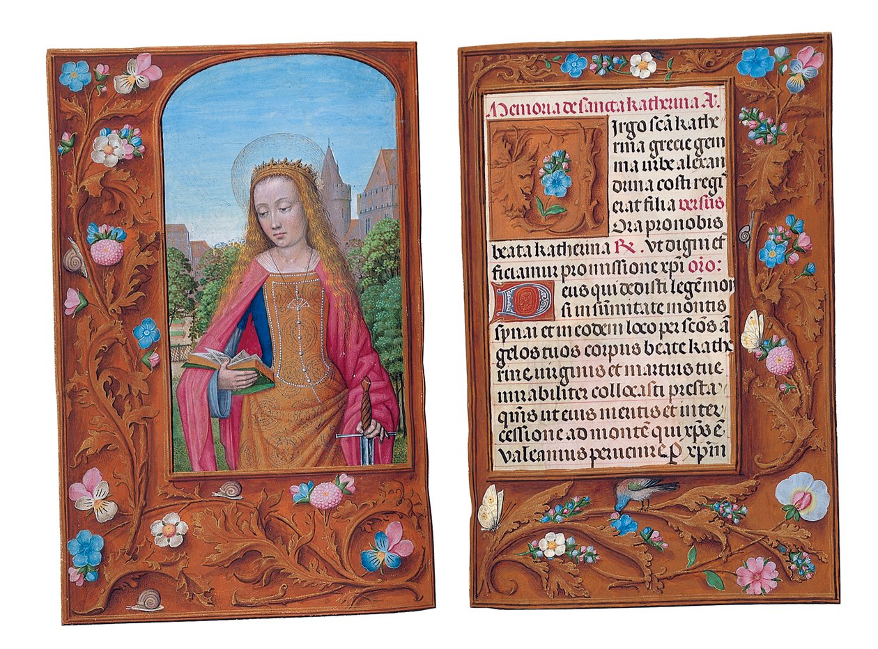 Folios del libro de horas de Rothschild, Gante o Brujas, c.1505 de Flemish School