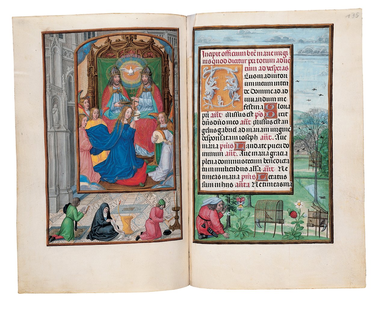 Folios del Libro de Horas de Rothschild, Gante o Brujas, c.1505 de Flemish School