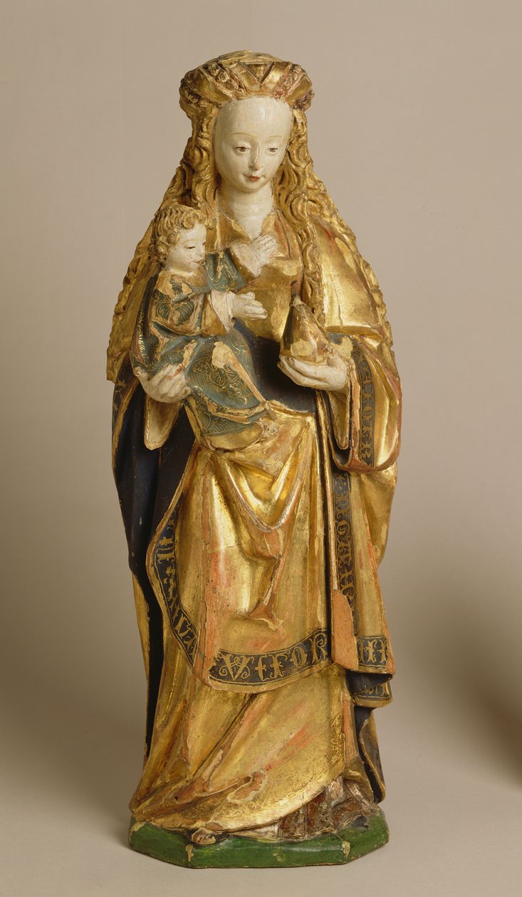 Madonna y Niño, Escuela de Mechelen, c.1500 de Flemish School