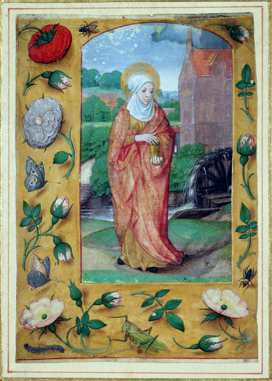 María Magdalena, de un Libro de Horas, c.1500 de Flemish School