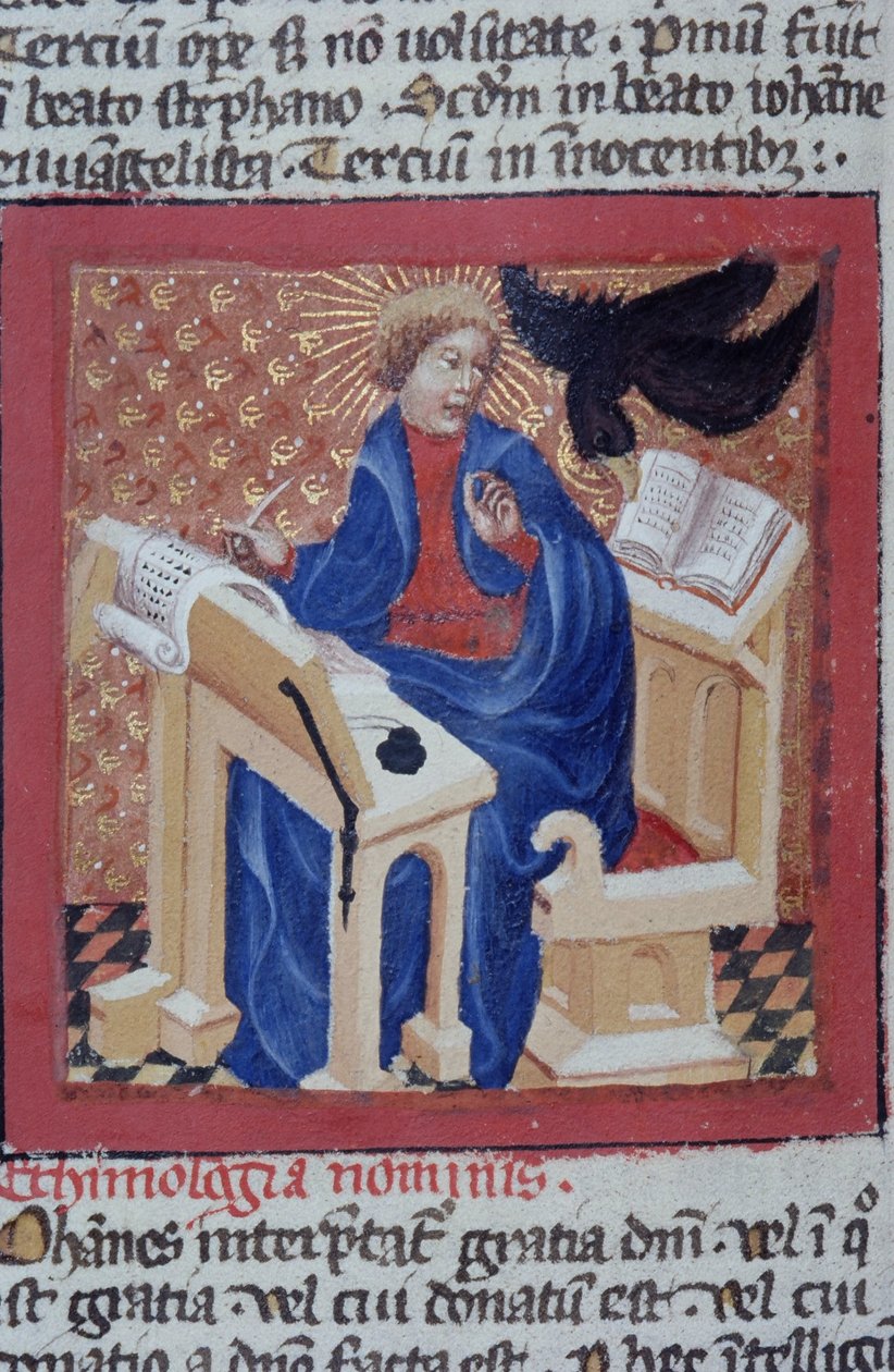 Página del Ms Gen 1111 de la Legenda Aurea, Brujas de Flemish School