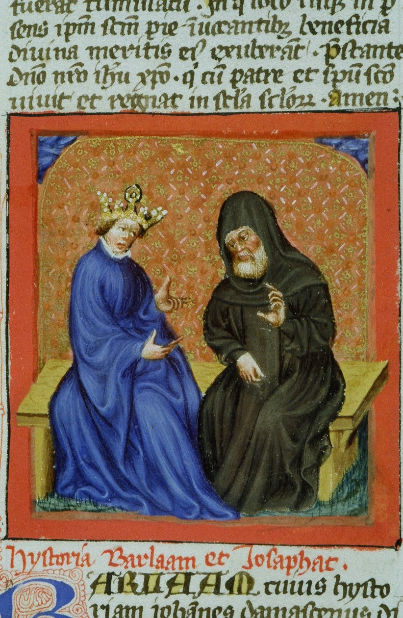 Página del Legenda Aurea, Brujas, c.1400-10 de Flemish School