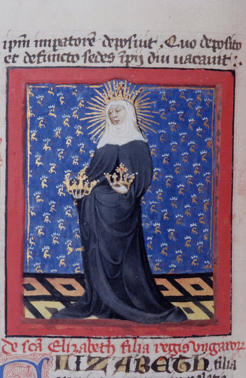 Página del Legenda Aurea, Brujas, c.1400-10 de Flemish School