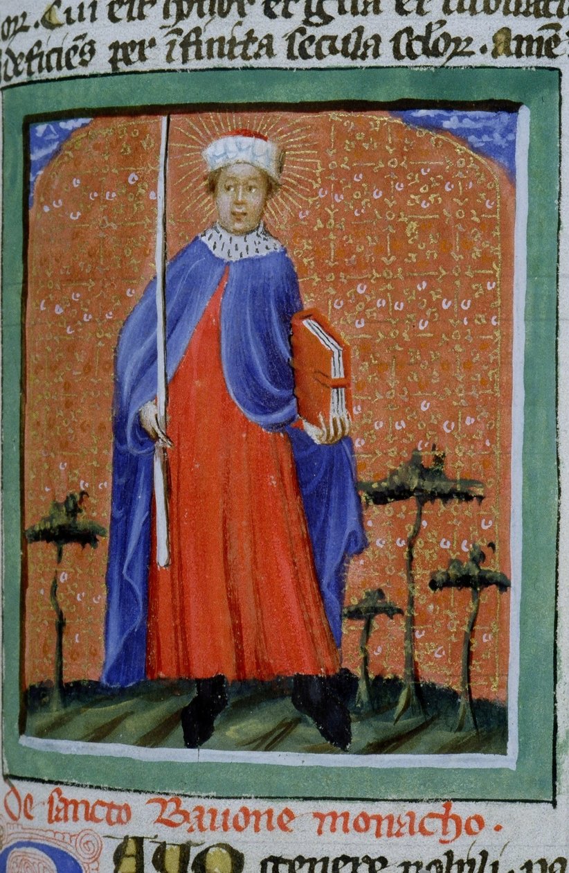 Página del Legenda Aurea, Brujas, c.1400-10 de Flemish School