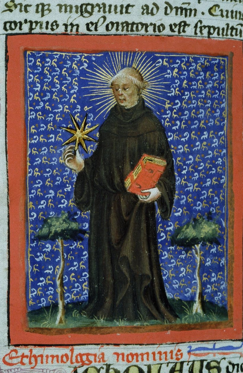 Página del Legenda Aurea, Brujas, c.1400-10 de Flemish School