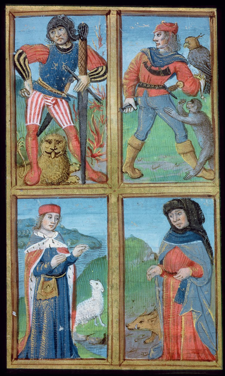 Caballeros y nobles, de De Medina Fen I. II, de Avicena (980-1037) de Flemish School