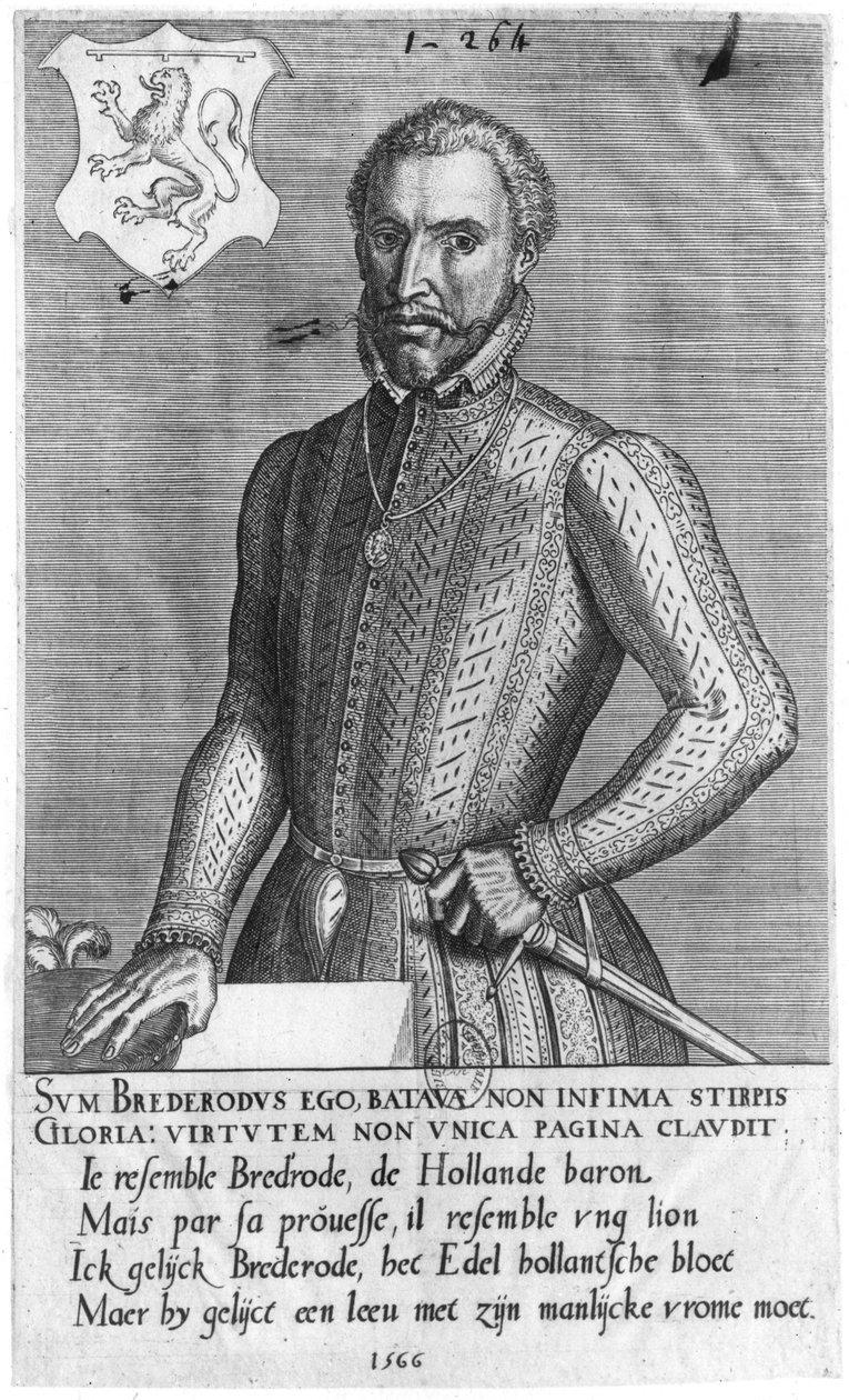 Retrato del Conde Enrique de Brederode (1531-68) 1566 de Flemish School