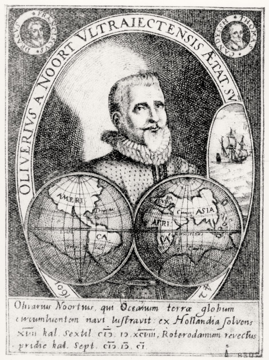 Retrato de Oliver Noort (1558-1627) a los 42 años de Flemish School