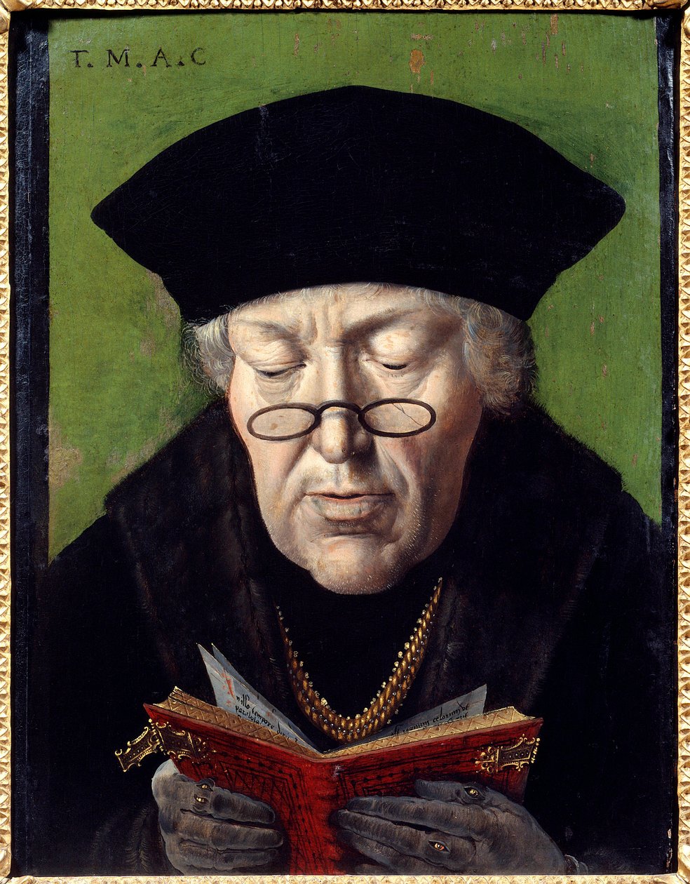Retrato de Thomas More (1478-1535), humanista de Flemish School