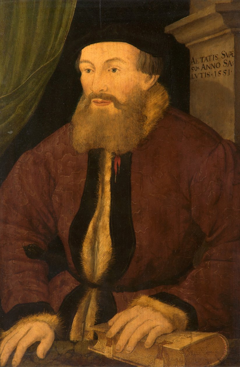 Retrato de un Hombre, 1551 de Flemish School