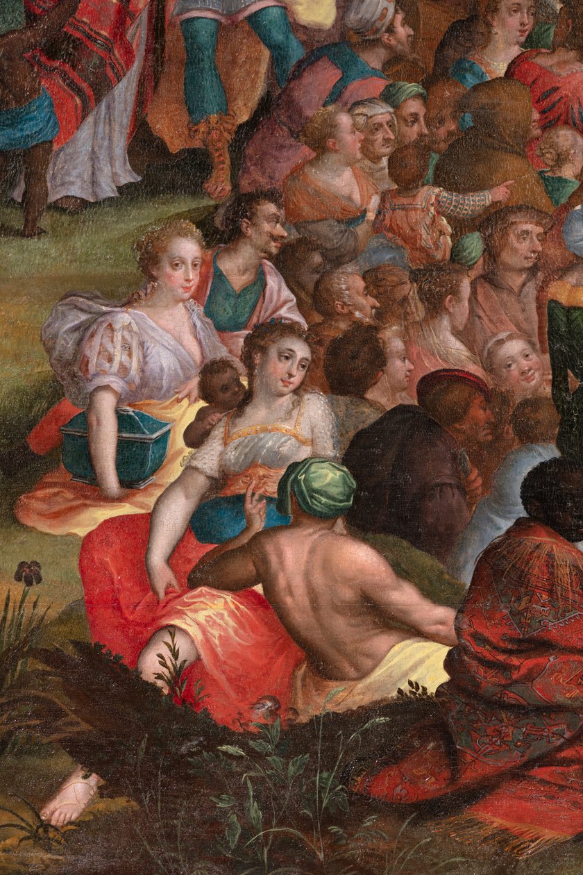 Predicación de Juan en el desierto de Flemish School
