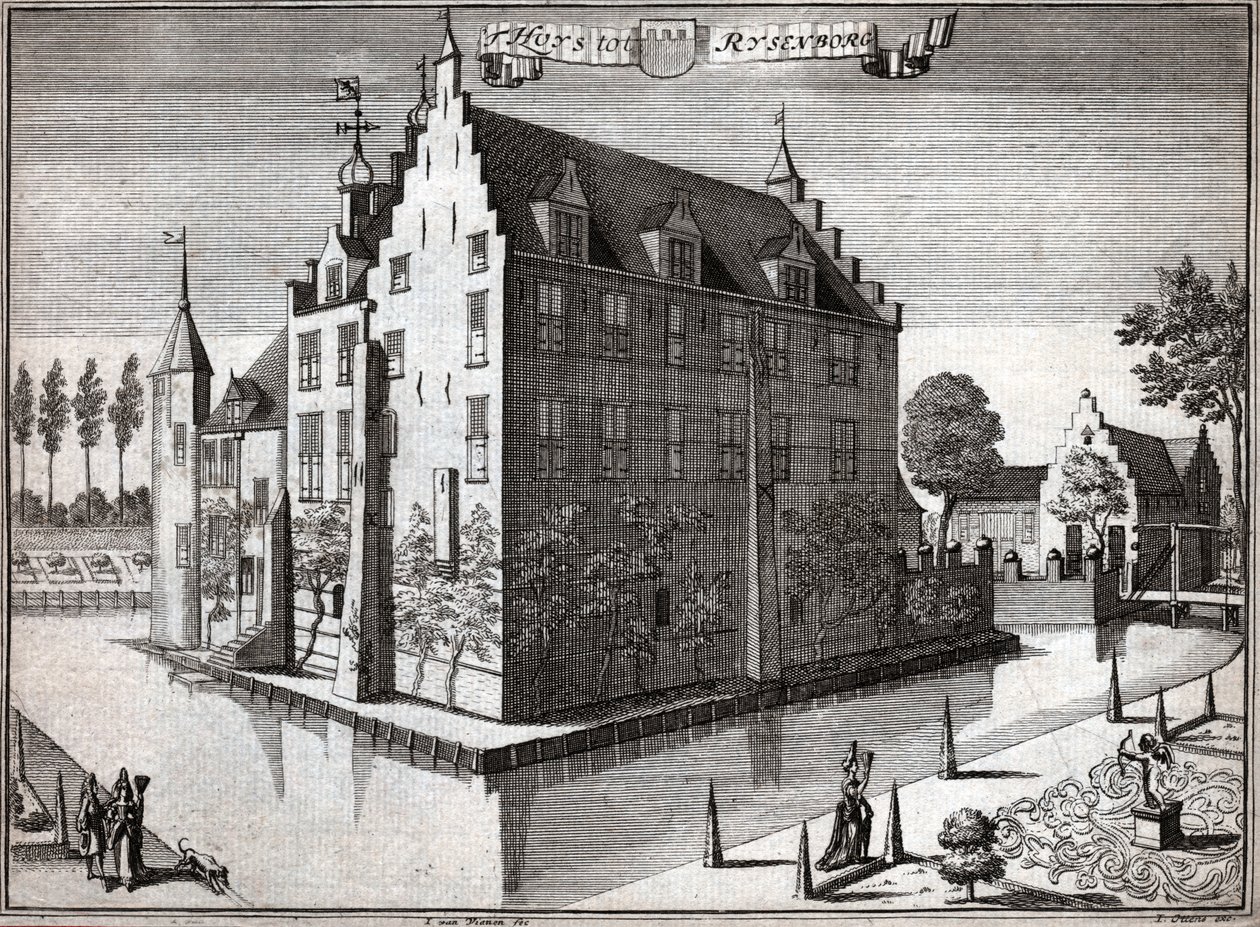 Castillo de Rijsenburg de Flemish School
