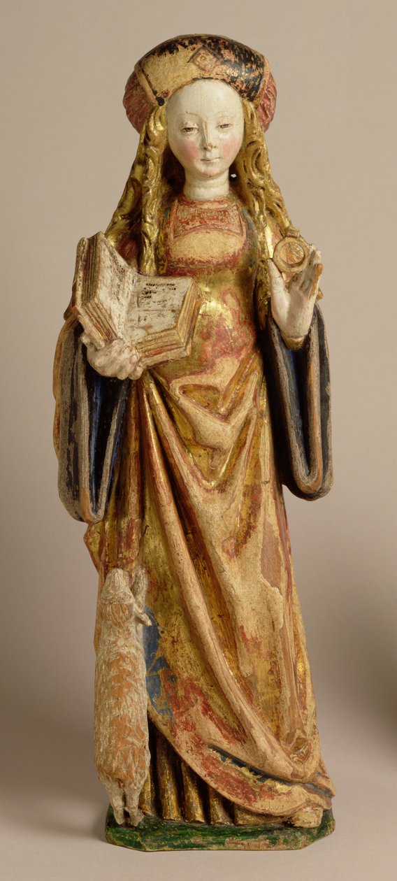 Santa Inés, Escuela de Mechelen, c.1500 de Flemish School