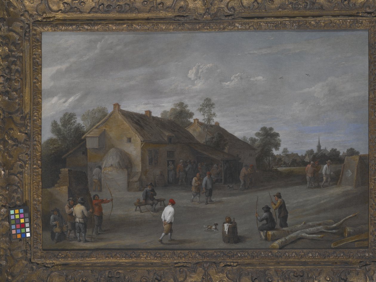 Los arqueros (óleo sobre lienzo) de Flemish School