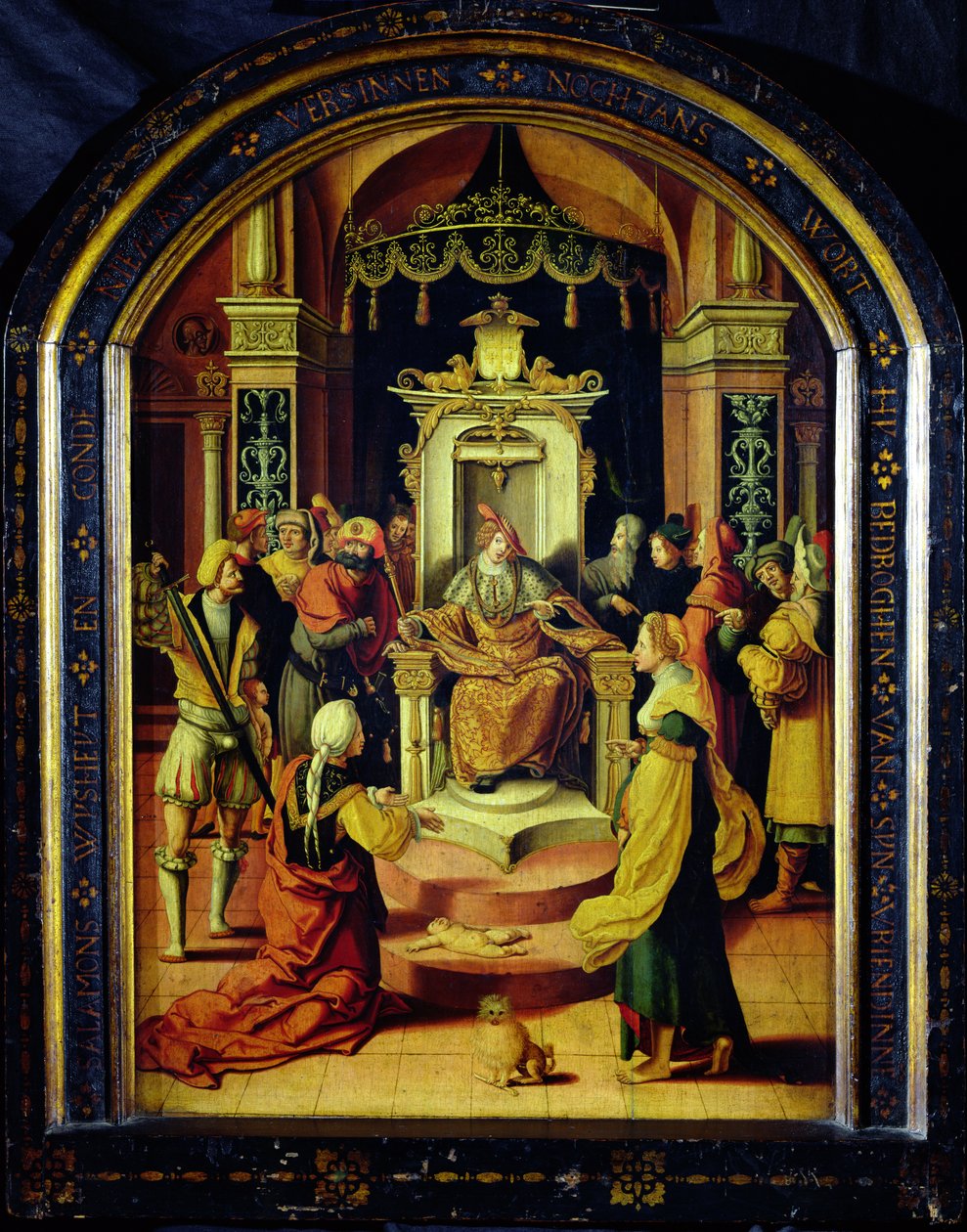 El Juicio de Salomón (óleo sobre tabla) de Flemish School