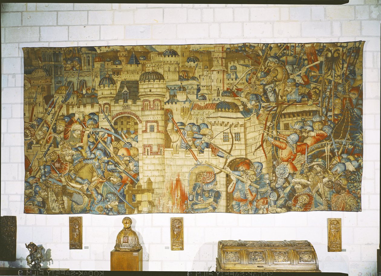 La venganza de Notre-Seigneur, el asedio de Jerusalén de Flemish School