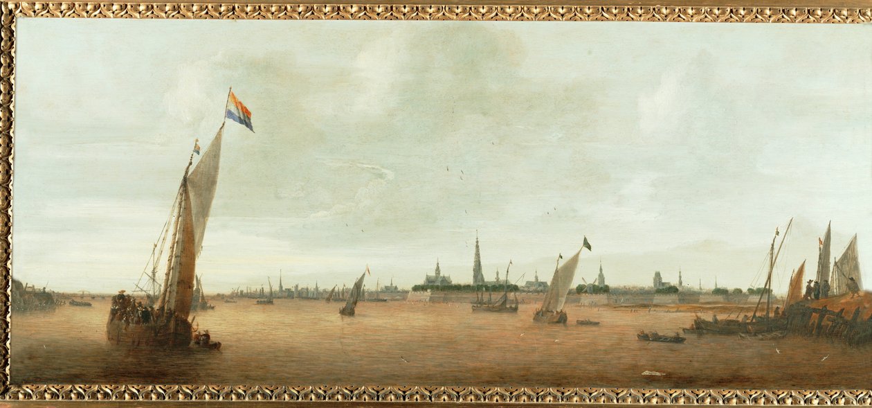 Vista de Amberes, Bélgica ... de Flemish School
