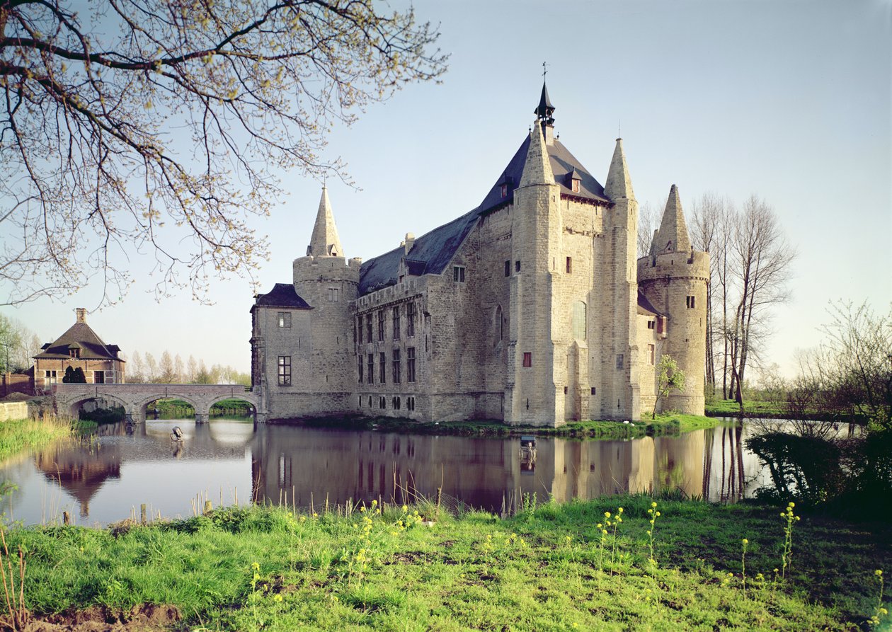 Vista del castillo de Flemish School