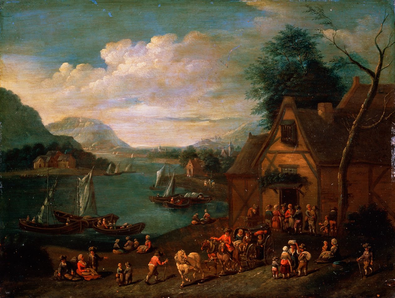 Una taberna en la costa, siglos XVI-XVIII de Flemish master