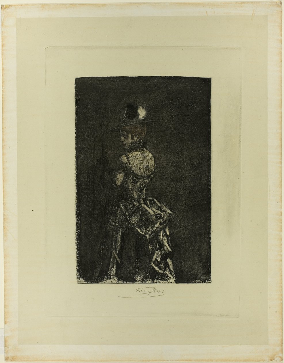Primer Paso | Félicien Rops | Impresión de arte